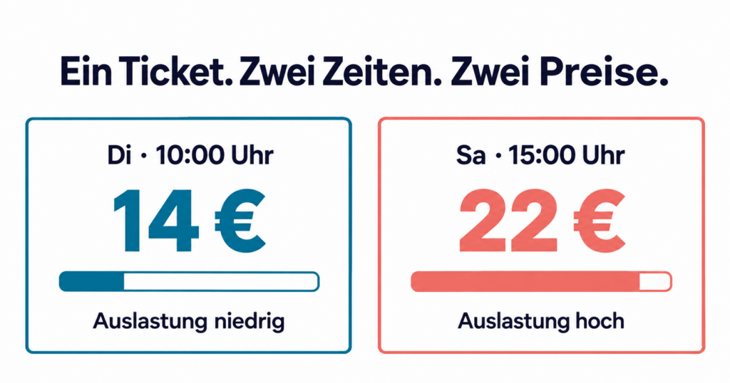 Grafik Dynamic Pricing Museum